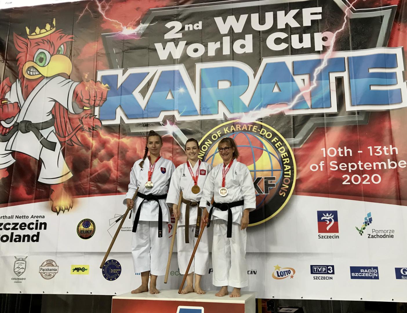 Coupe du Monde WUKF - Szczecin - Pologne - Septembre 2020 - Le podium Seniors en armes longues