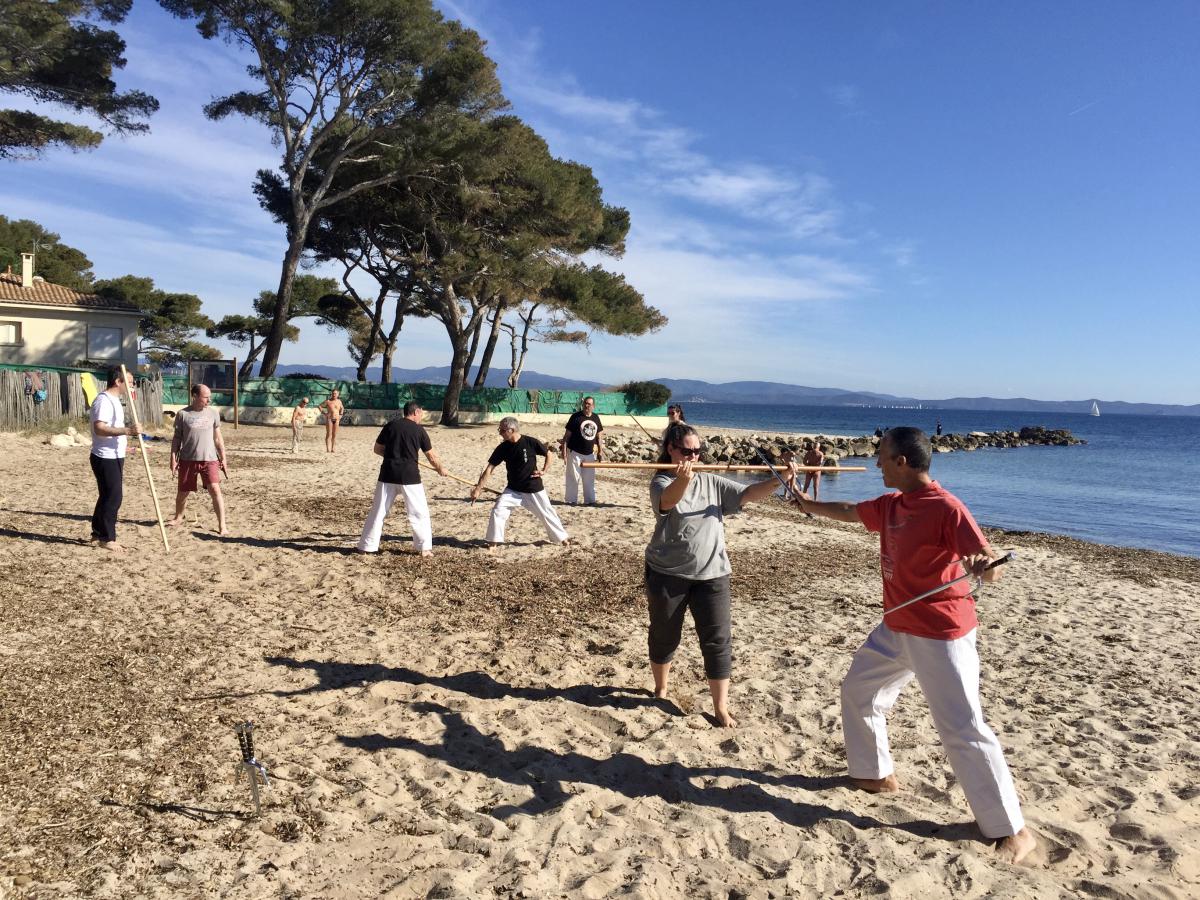 Stage Sai - La plage - Hyères