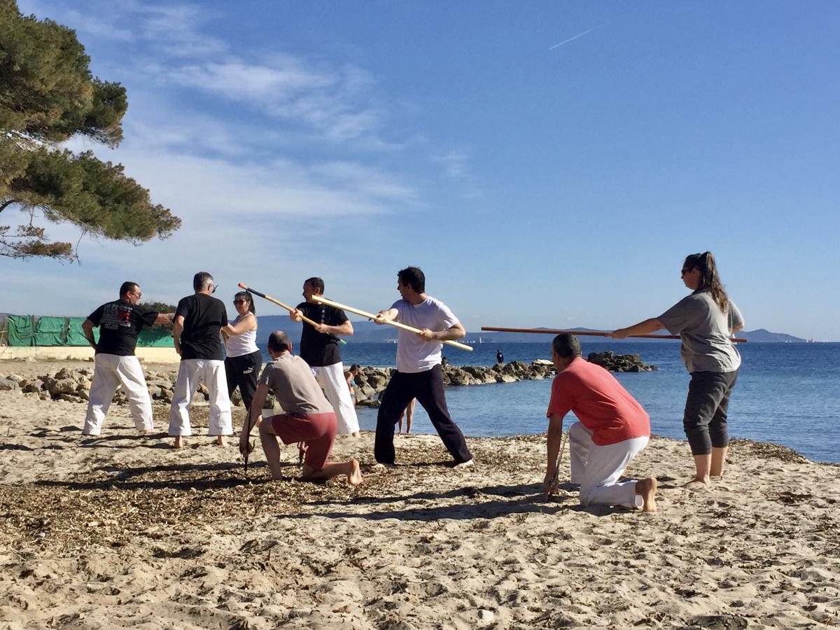 Stage Sai - La plage - Hyères