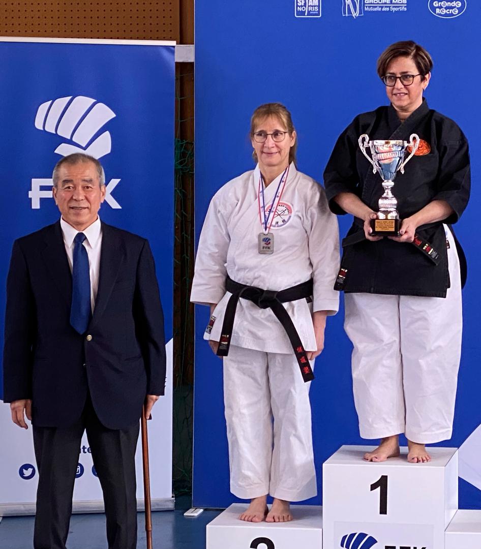 Coupe de France kobudo 2022 - Podium Sai Tunfa