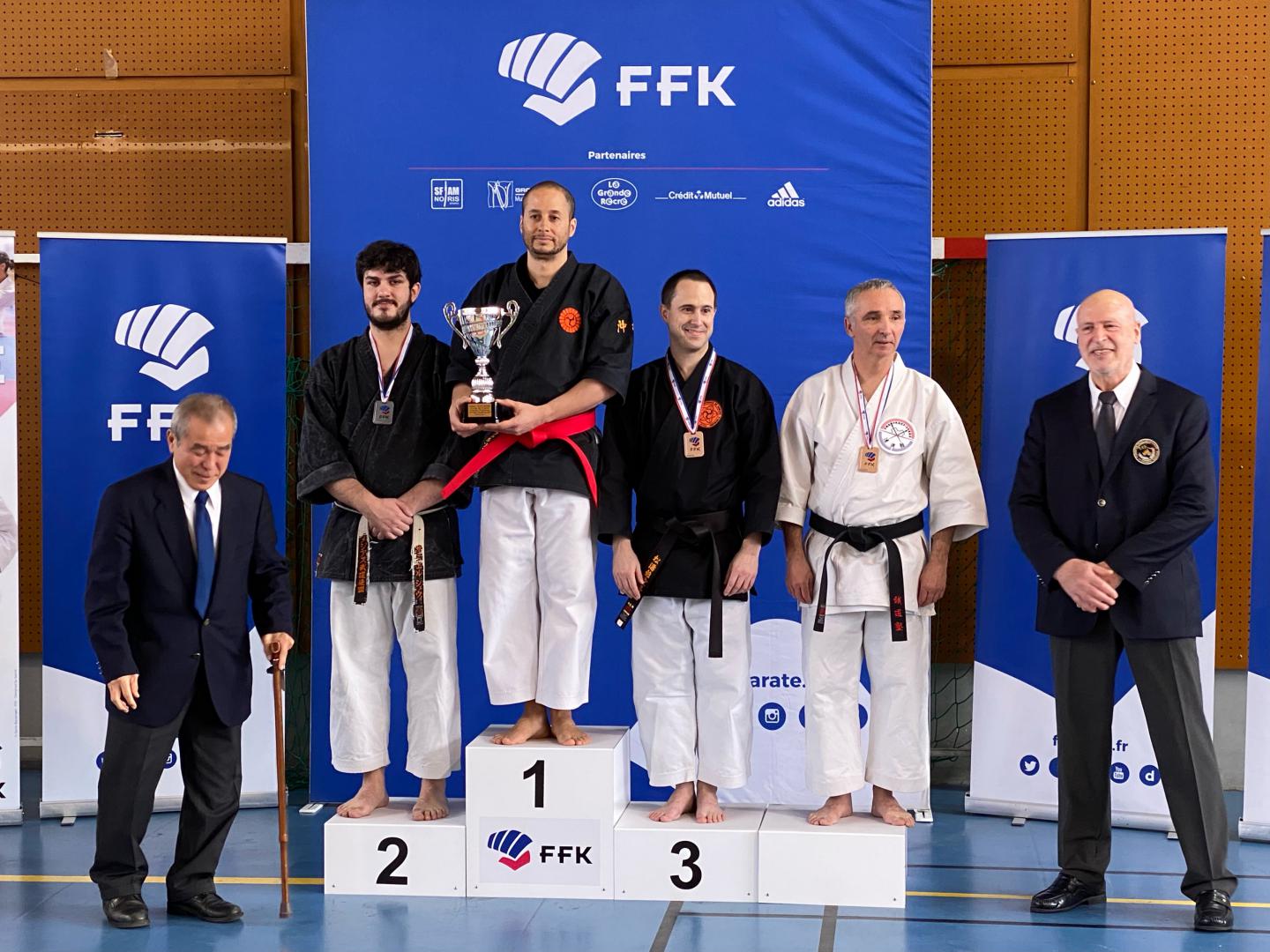 Coupe de France kobudo 2022 - Podium Armes supérieures