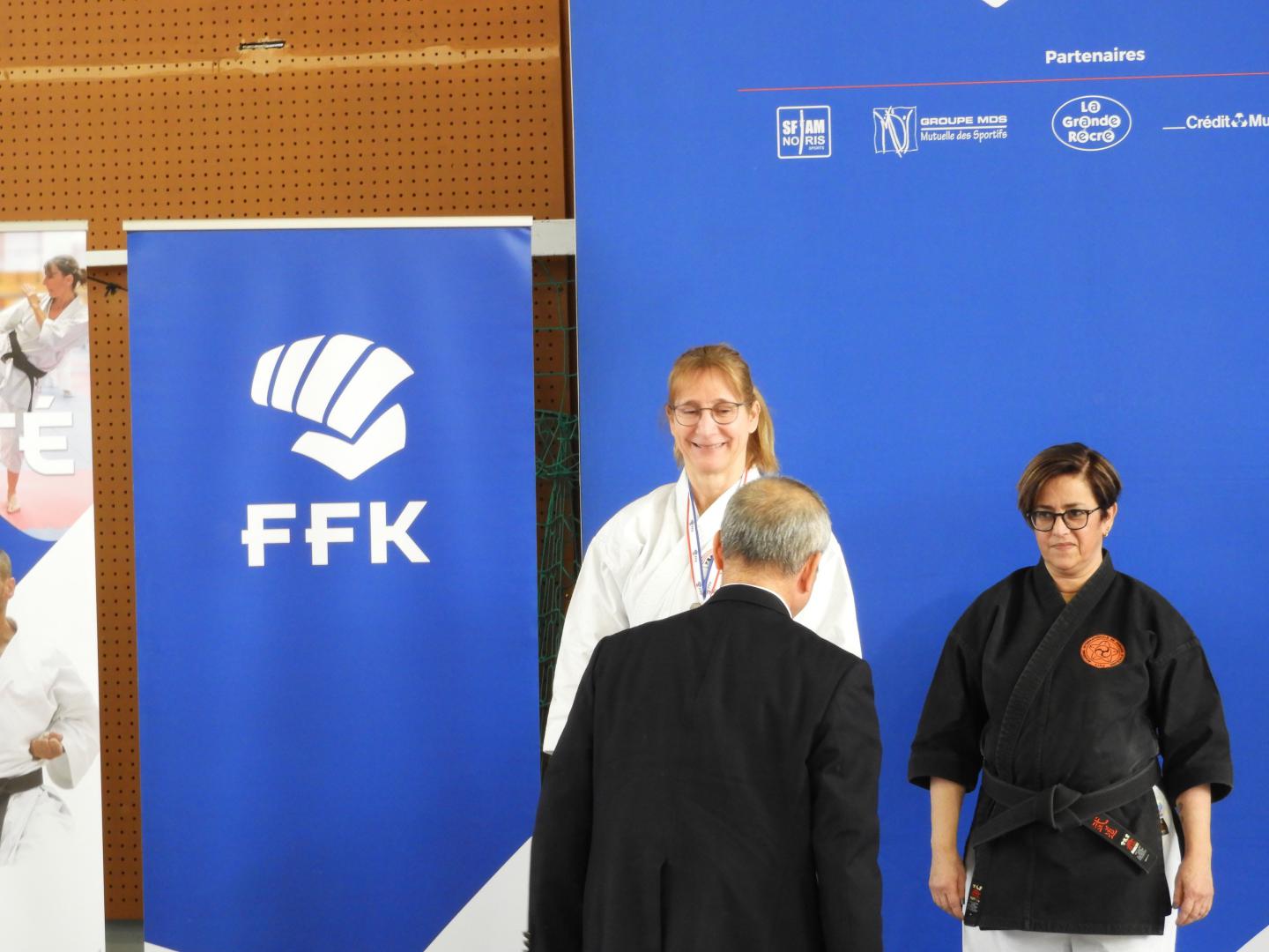 Coupe de France kobudo 2022 - Podium Sai Tunfa