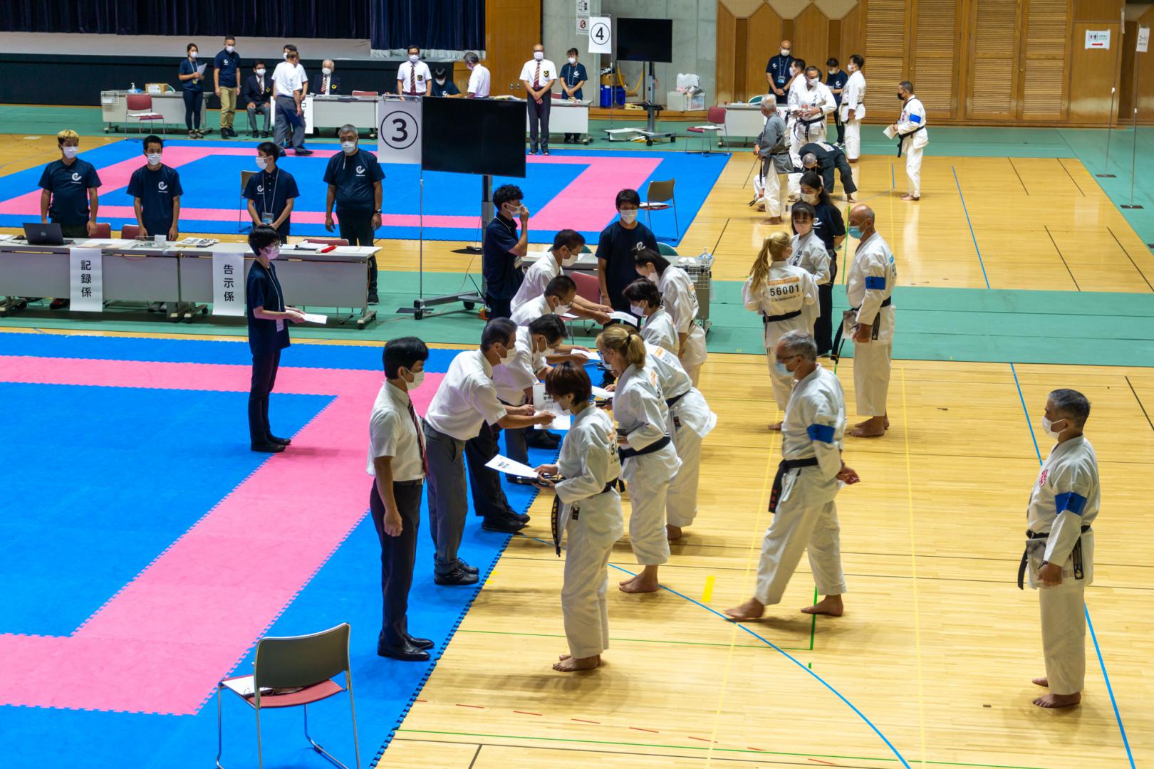 Sélection Adultes 2 Sai - Muriel - Okinawa karate world championships 2022